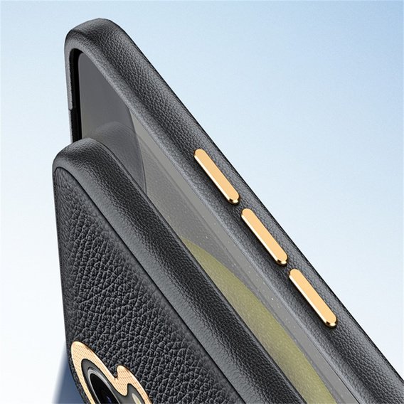 Kožené pouzdro pro Samsung Galaxy S25, leather hybrid, černé