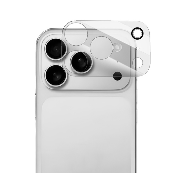 2x tvrzené sklo ERBORD s ostrůvkem pro kameru pro iPhone 17 Pro Max