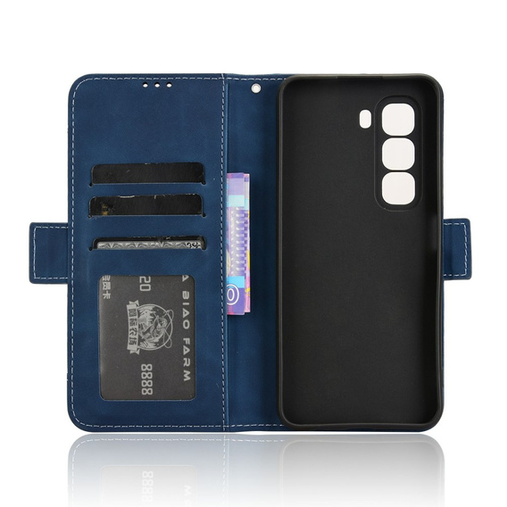 Klopové pouzdro pro Infinix Hot 50 Pro+ 4G, Card Slot, námořnicky modré