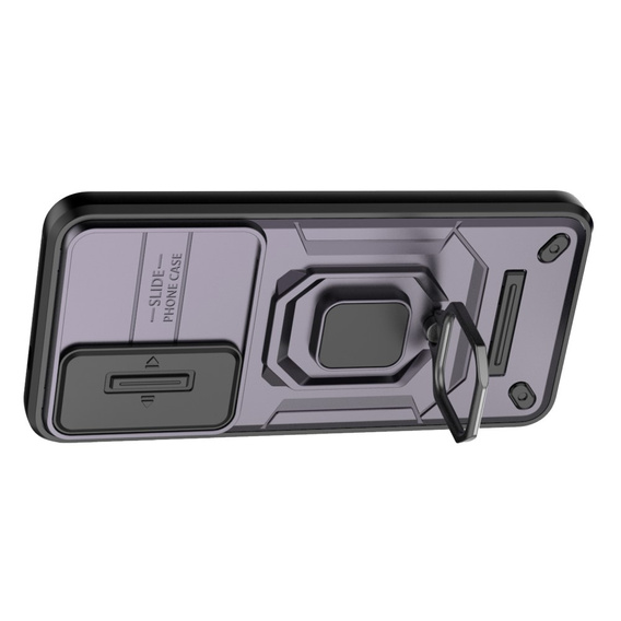 Pouzdro pro Samsung Galaxy S24, KickStand Camera Lens, fialové