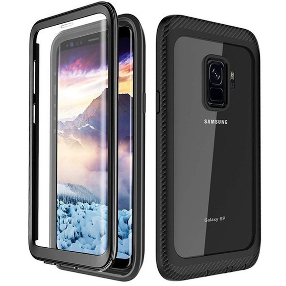 Pouzdro pro Samsung Galaxy S9, Shockproof, s fólií, modré