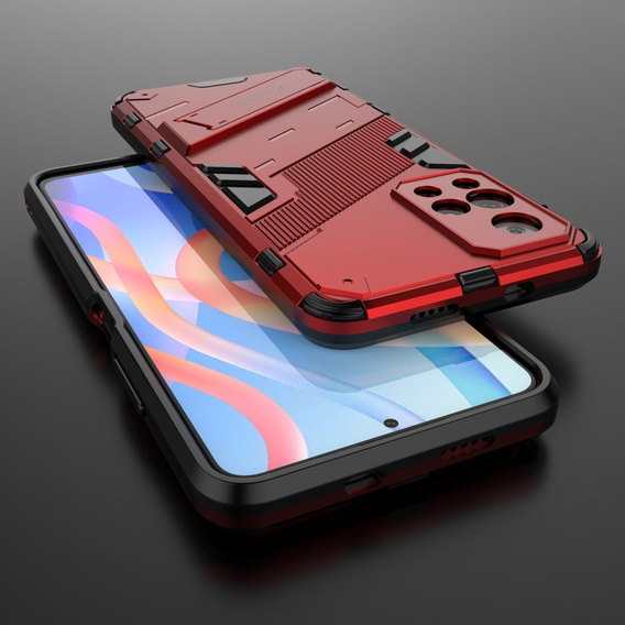 Pouzdro pro Xiaomi Poco M4 Pro 5G / Note 11S 5G, Military kickstand, modré