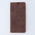 Pouzdro pro Motorola Moto G13/ G23 4G, ERBORD Vintage peněženka s klopou, káva