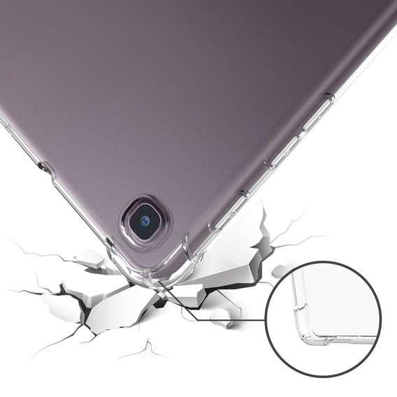 Pouzdro pro Samsung Galaxy Tab A7 Lite, silikonové, průhledné