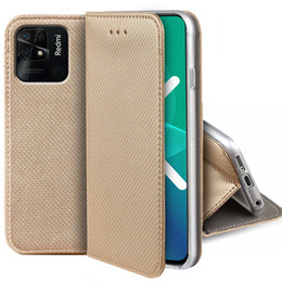Klopové pouzdro pro Xiaomi Redmi 10C, Wallet Smart Magnet, modré