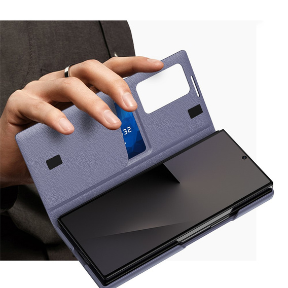 Pouzdro s klopou Smart View Wallet pro Samsung Galaxy Z Fold7 5G