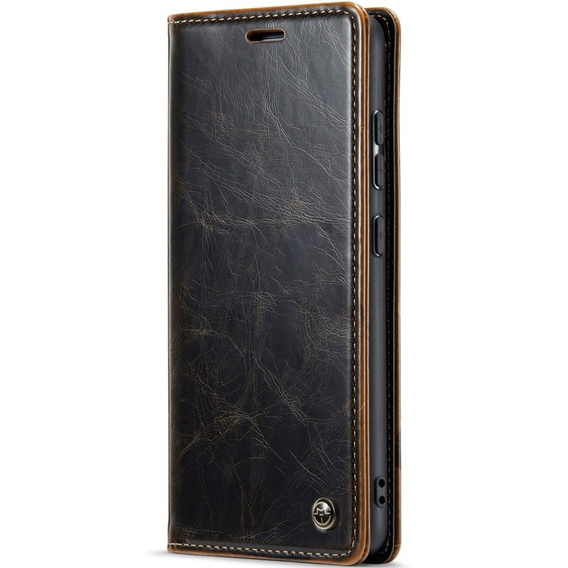 CASEME flipové pouzdro pro Samsung Galaxy A52/A52s, Waxy Textured, káva