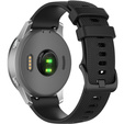 Pasek Silikonowy 18mm do Garmin Vivomove 3S / Vivoactive 4S, Black