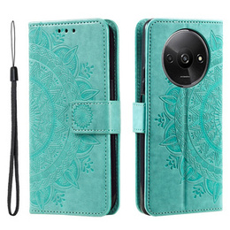 Klopové pouzdro pro Xiaomi Redmi A3, Mandala, zelené