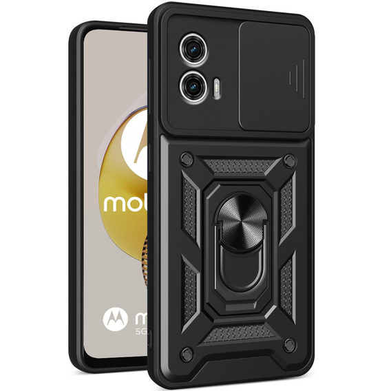 Pouzdro pro Motorola Moto G73 5G, CamShield Slide, černé