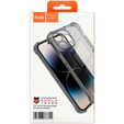 IMAK pouzdro pro Xiaomi Redmi Note 13 Pro 5G, Dropproof, transparentní / černé