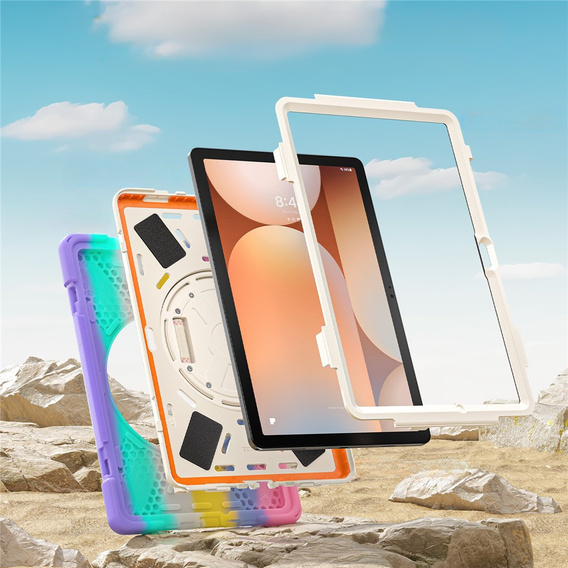 Pevné pouzdro s podstavcem a ramenním popruhem pro Samsung Galaxy Tab A11+