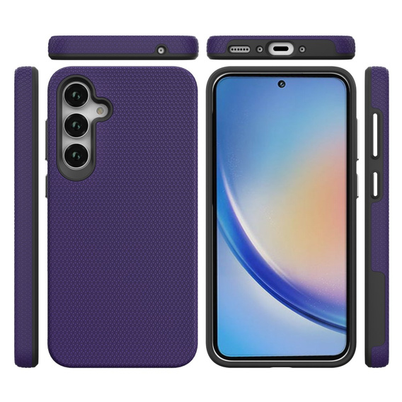 Pancéřové pouzdro pro Samsung Galaxy A35 5G, Dual Armored, fialové