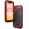 Pancéřové pouzdro pro iPhone 11, R-JUST, červené