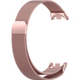 Milánský náramek s pouzdrem pro Xiaomi Smart Band 10 / 9 / 8, růžová