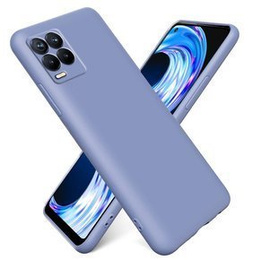 Pouzdro pro Realme 8 / 8 Pro, Silicone Lite, levandulové