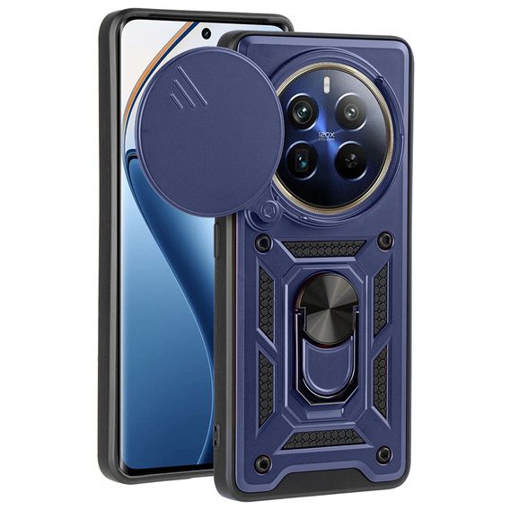Pouzdro pro Realme 12 Pro 5G / 12 Pro+ 5G, CamShield Slide, modré