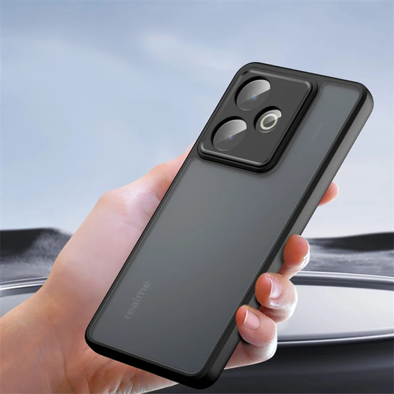 Pouzdro pro Realme GT 7 / 7T, Fusion Hybrid, transparentní / černé