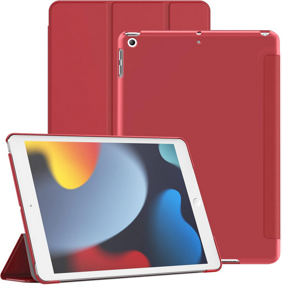 Pouzdro pro iPad 7/8/9 10.2 2019/2020/2021, Smartcase, červené