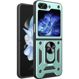 Pancéřové pouzdro pro Samsung Galaxy Z Flip5 5G, Nox Case Ring, zelené