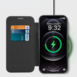 Klopové pouzdro pro iPhone 12 Pro Max, RFID Wallet MagSafe CamShield, černé