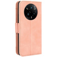 Klopové pouzdro pro Realme 14 Pro 5G, Card Slot, růžové