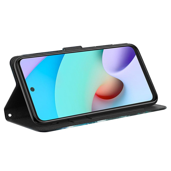 Klopové pouzdro pro Xiaomi Redmi Note 13 Pro+, Wallet, Marble modré
