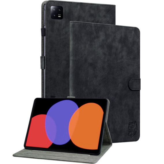 Pouzdro pro Xiaomi Pad 6, Wallet Pen Slot, černé