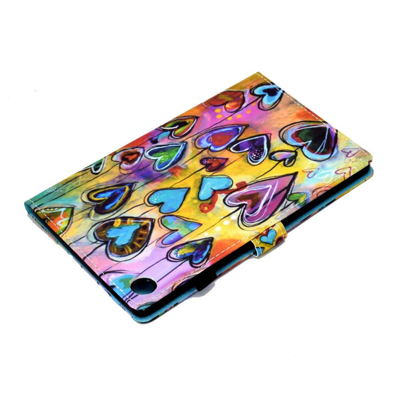 Pouzdro pro Lenovo Tab M10 Plus 10.6 Gen 3 125F/128F, hearts
