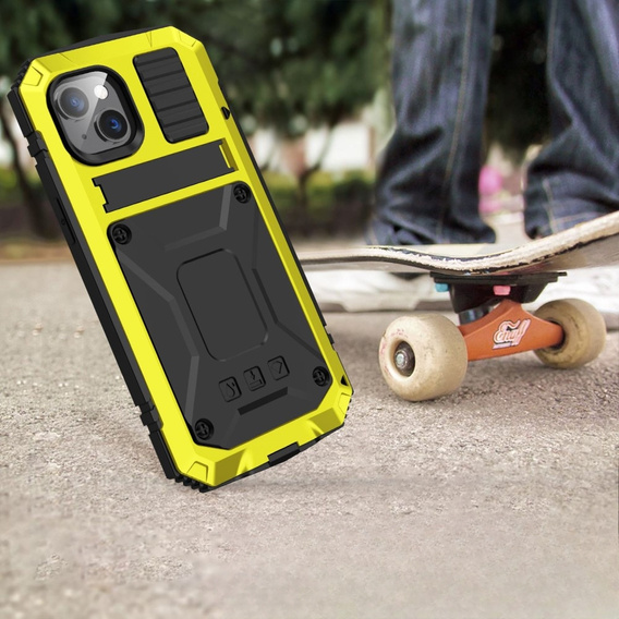 Pancéřové pouzdro pro iPhone 14, R-JUST, žluté