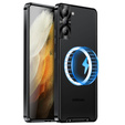 Ochranné pouzdro na fotoaparát pro Samsung Galaxy S21 FE 5G, CamShield MagSafe, transparentní / černé