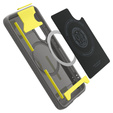 Pouzdro Spigen pro Samsung Galaxy S25, Rugged Armor MagSafe, šedé + tvrzené sklo 9H