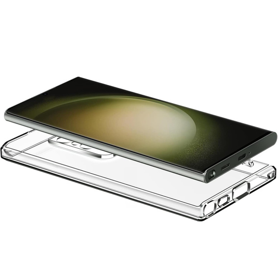 Pouzdro pro Samsung Galaxy S23 Ultra, Premium Armor Slim, průhledné