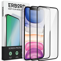 2x keramické hybridní sklo ERBORD pro iPhone XR / 11