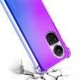 Pouzdro pro Oppo Reno 10 / 10 Pro, Gradient Dropproof, Fialová / modrá