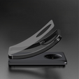 Pouzdro pro Xiaomi Redmi A3, Fusion Hybrid, s ochranou fotoaparátu, transparentní / černé
