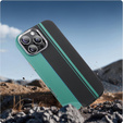 Pouzdro pro iPhone 16 Pro Max, Carbon Fiber MagSafe, černá / modrá