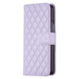 Klopové pouzdro pro Samsung Galaxy Z Fold6 5G, Wallet, BINFEN COLOR, fialové