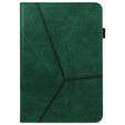 Pouzdro pro Samsung Galaxy Tab S10 Lite / S10 FE / S9 FE / S9, Classic, s prostorem pro stylus, zelené