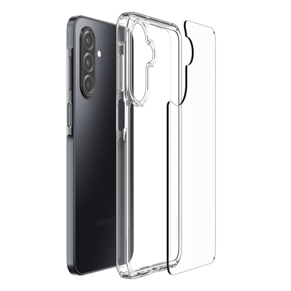Pouzdro Spigen pro Samsung Galaxy A16 4G / 5G, Ultra Hybrid, průhledné + 9H tvrzené sklo