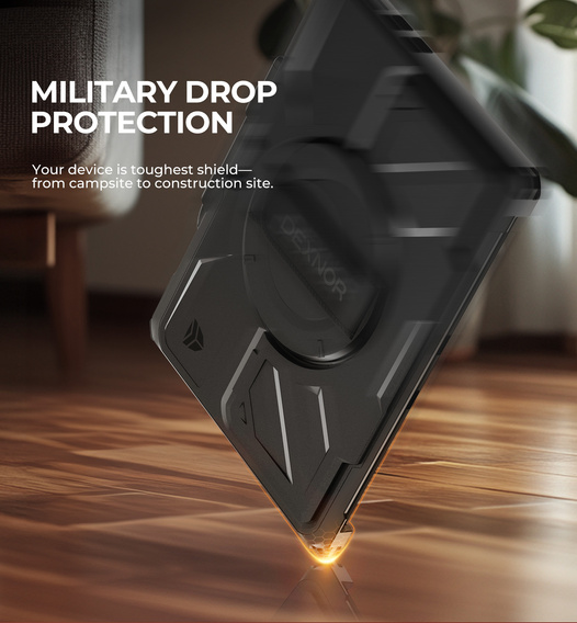 Pouzdro Dexnor 360° s páskem a držákem na stylus pro Microsoft Surface Pro 11/10/9