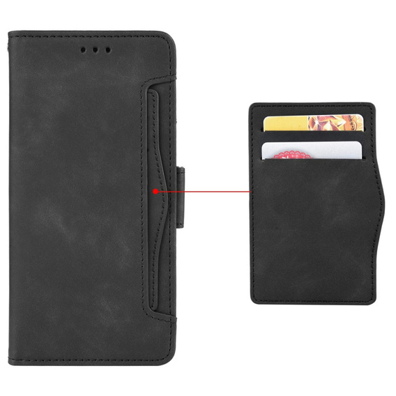 Klopové pouzdro pro Vivo Y19s, Card Slot, černé