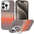 Pouzdro iPhone 15 Pro Max, Frame Kickstand, pro MagSafe, Sunset Grey