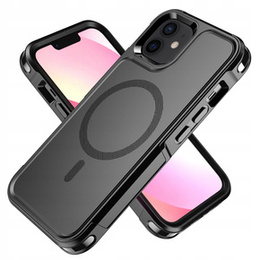 Pouzdro pro iPhone 12/12 Pro, MagForce MagSafe, černé