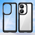 Pouzdro pro Asus Zenfone 9 5G / 10 5G, Fusion Hybrid, transparentní / černé