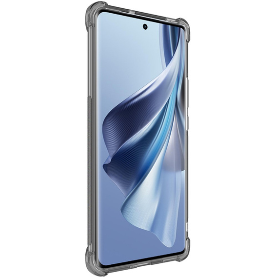 IMAK pouzdro pro Oppo Reno 10 / 10 Pro, Dropproof, transparentní / černé
