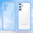 Pouzdro pro Samsung Galaxy A14 4G/5G, Fusion Hybrid, transparentní / modré