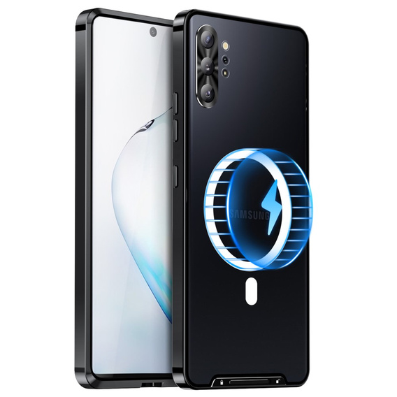 Ochranné pouzdro na fotoaparát pro Samsung Galaxy Note 10+ Plus, CamShield MagSafe, transparentní / černé