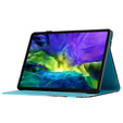 Pouzdro pro iPad 10.9" 2022 (10 gen.), s klopou, raccoon
