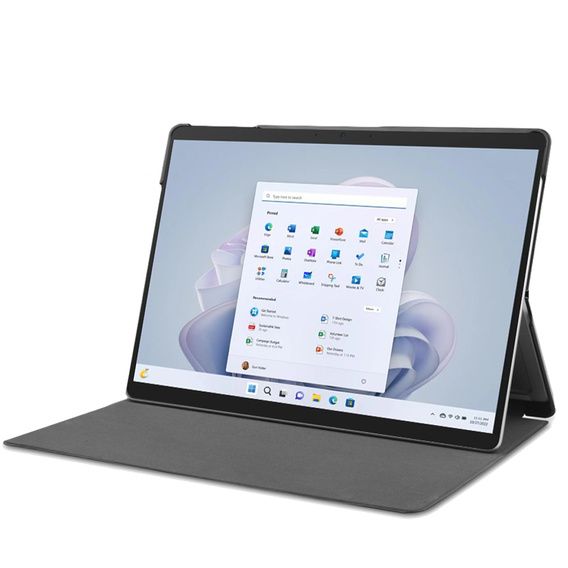 Pouzdro pro Microsoft Surface Pro 9, Stand Case With stand, šedé